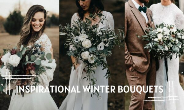 inspirational winter wedding bouquets