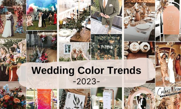 top 10 wedding color trends 2023