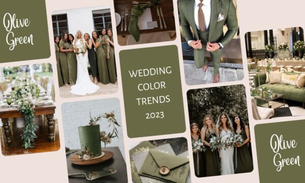 olive green wedding color trends